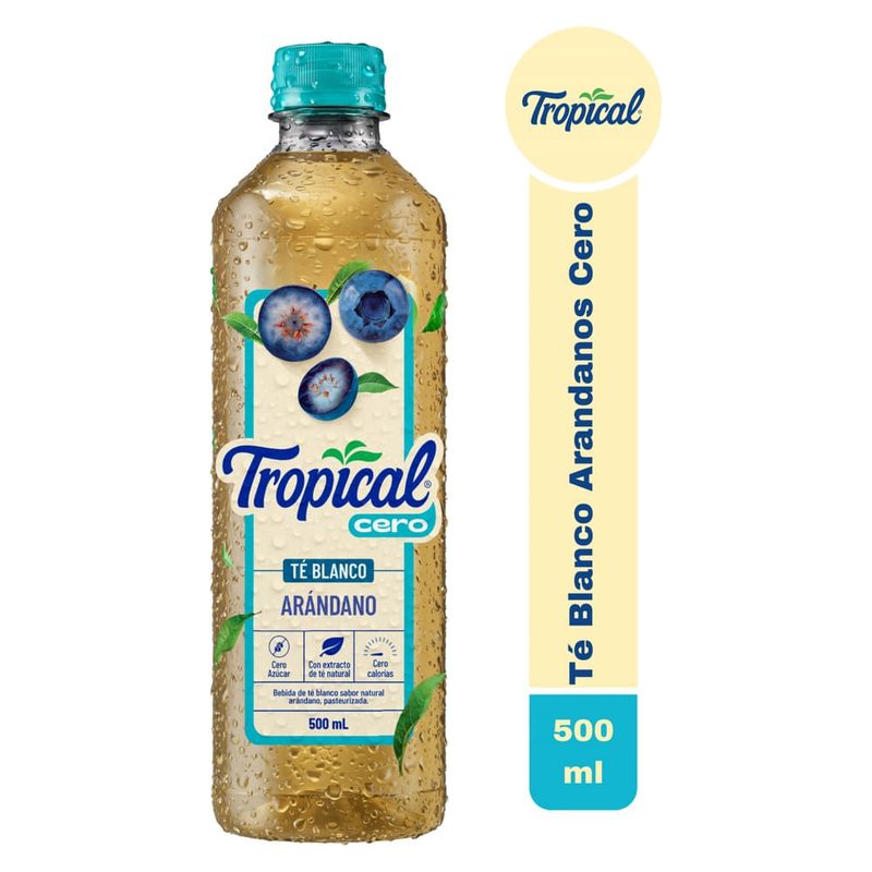 Refresco Tropical Te Blanco Cero - 500ml
