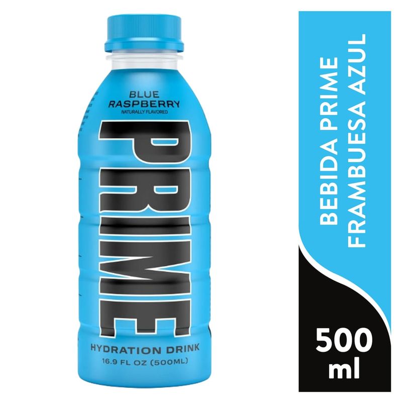 Bebida Prime frambuesa azul -500 ml