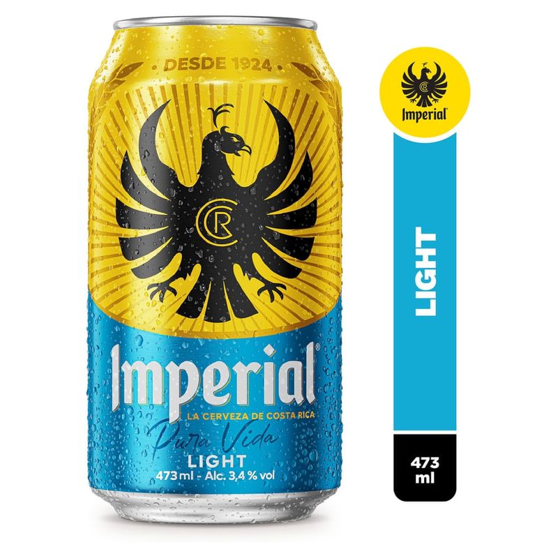 Cerveza Imperial Light Lata - 473 ml
