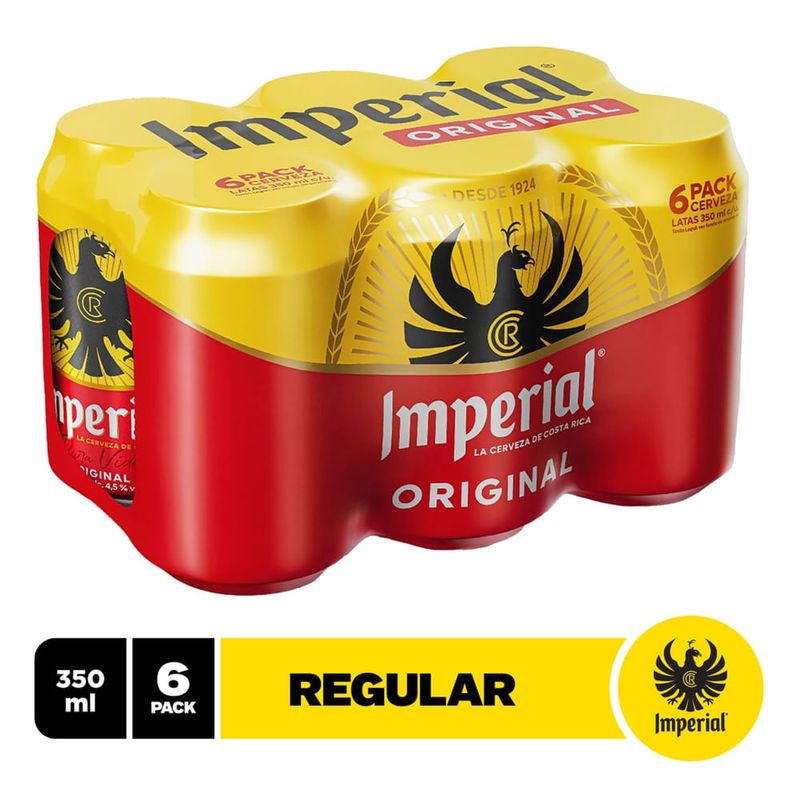 Cerveza Imperial Lata 6 Pack - 2100 ml