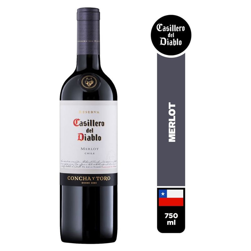 Vino Casillero Del Diablo Merlot - 750Ml