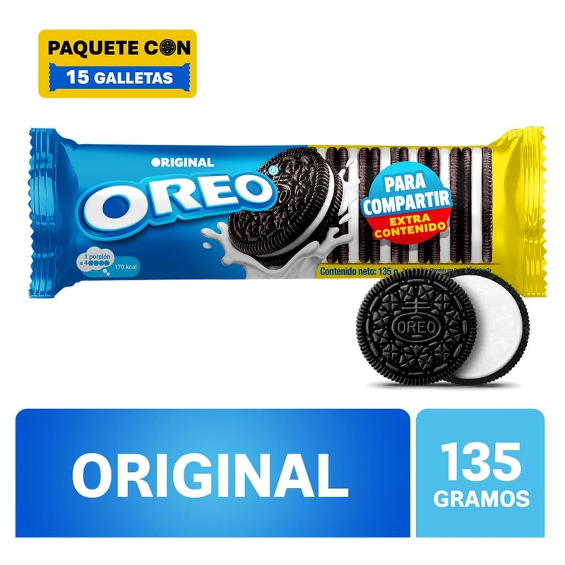 Galleta Oreo Rollo Regular - 135 g