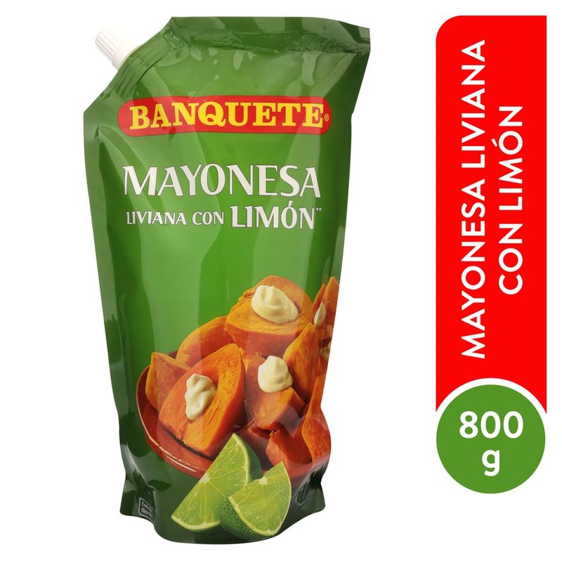 Mayonesa Banquete Limon 800gr
