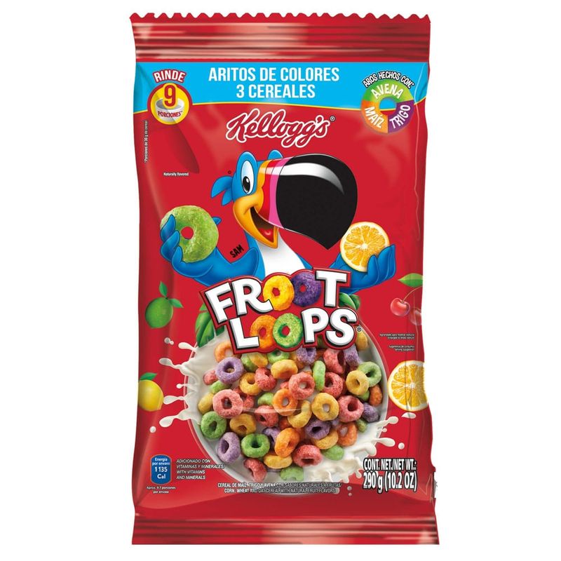 Cereal Kelloggs Froot Loops Original - 290 g