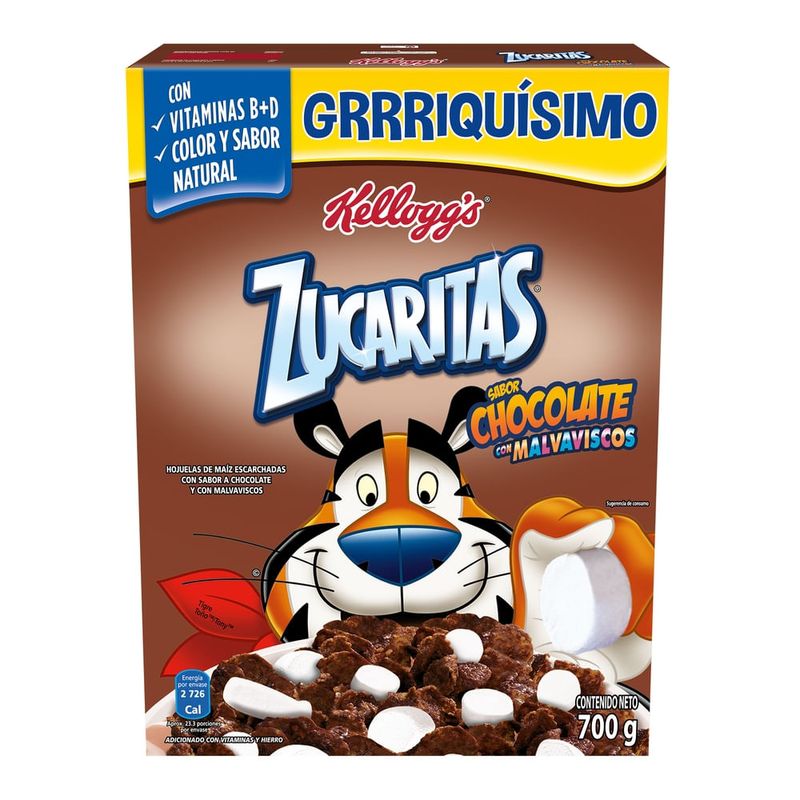 Cereal Kelloggs Zucaritas Sabor Chocolate con Malvaviscos - 700 g