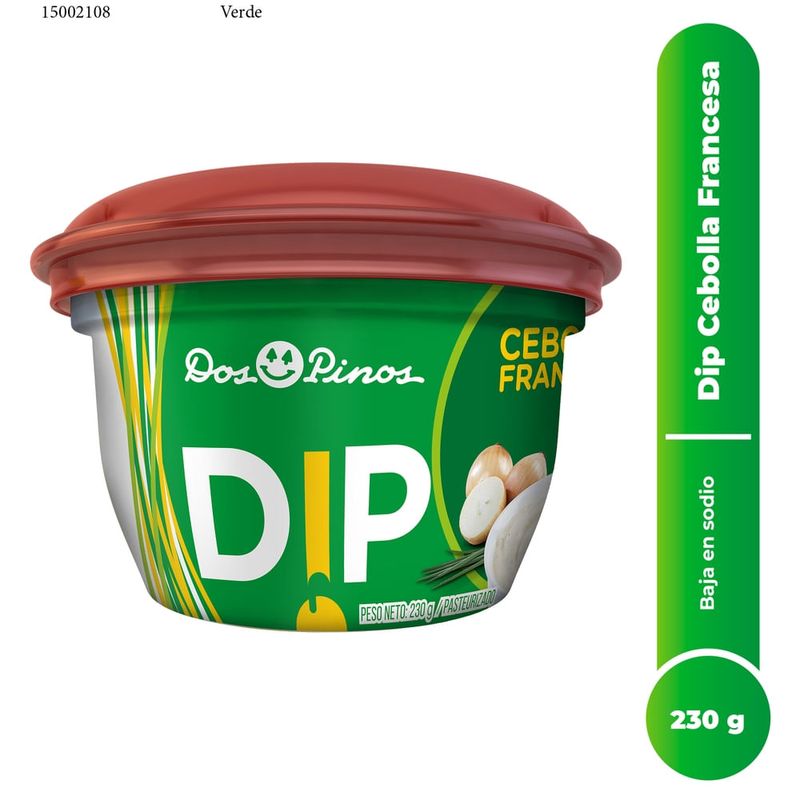 Dip Dos Pinos Sabor Cebolla Francesa - 230g