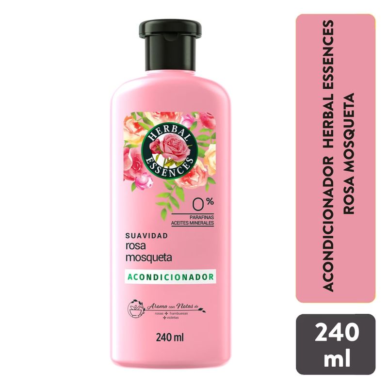 Acondicionador Herbal Essences rosa mosqueta - 240 ml