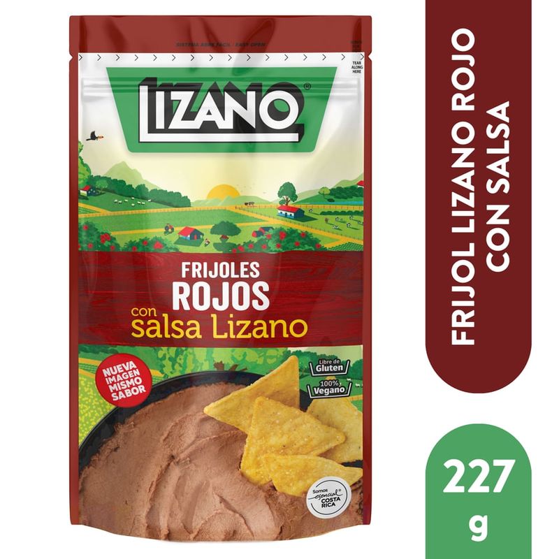 Frijoles Rojos con Salsa Lizano - 227 g