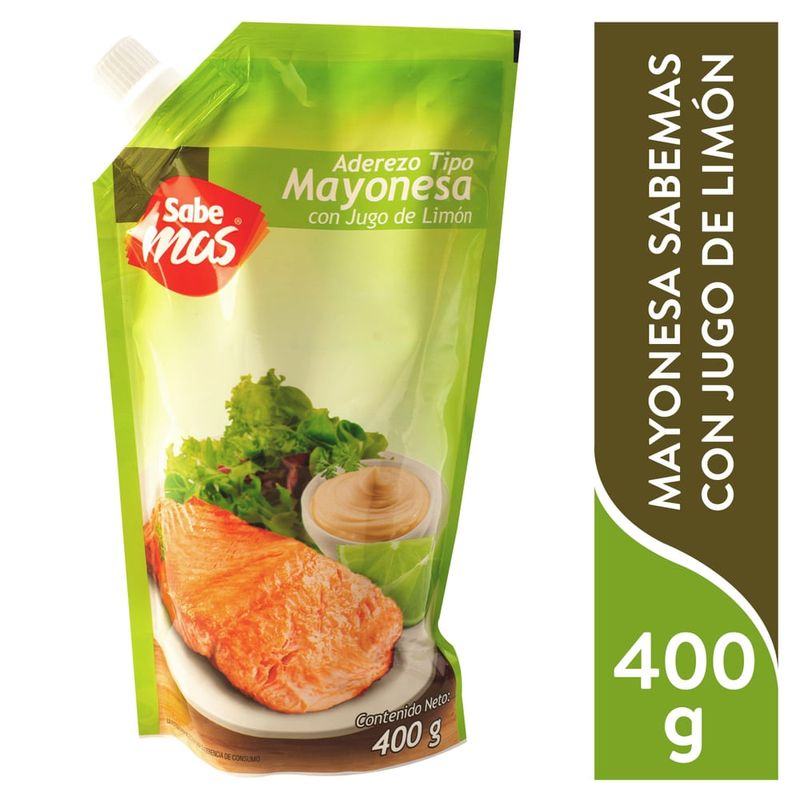 Mayonesa Sabemas con jugo de limón - 400 g
