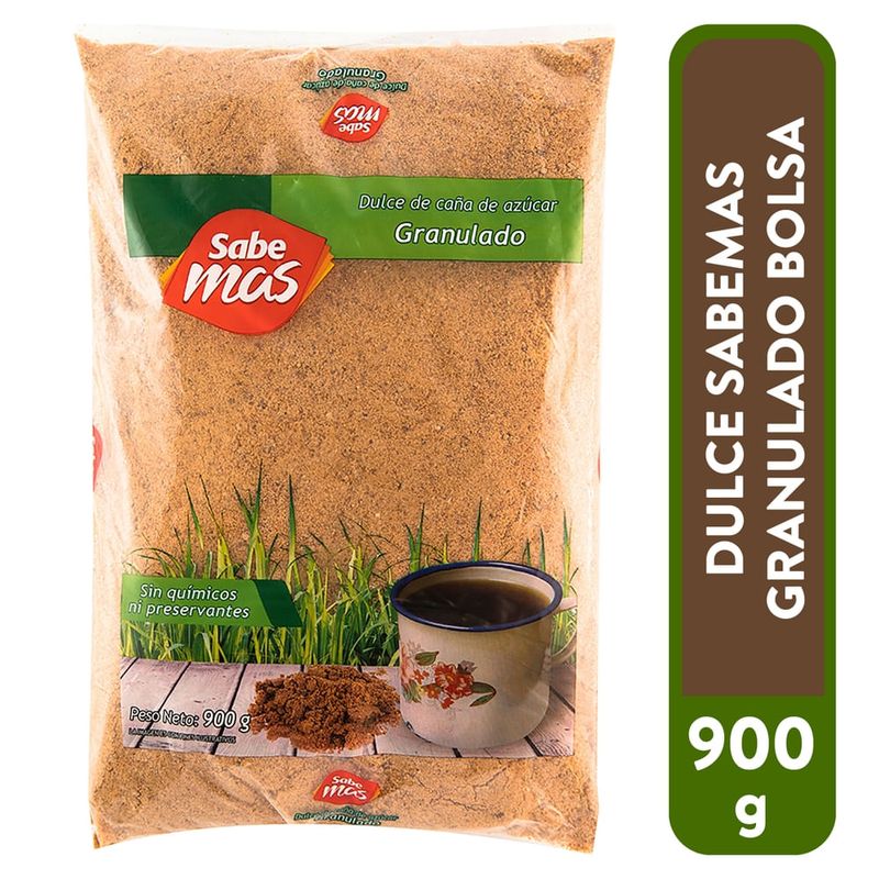 Dulce de caña de azúcar Sabemas granulado sin preservantes - 900 g