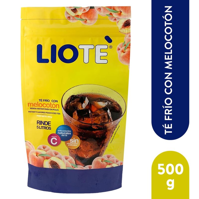 Bebida Liote en polvo té con melocoton - 500 g