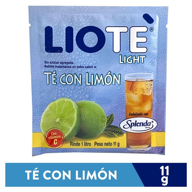 Bebida en polvo Lio Te light con splenda - 11 g