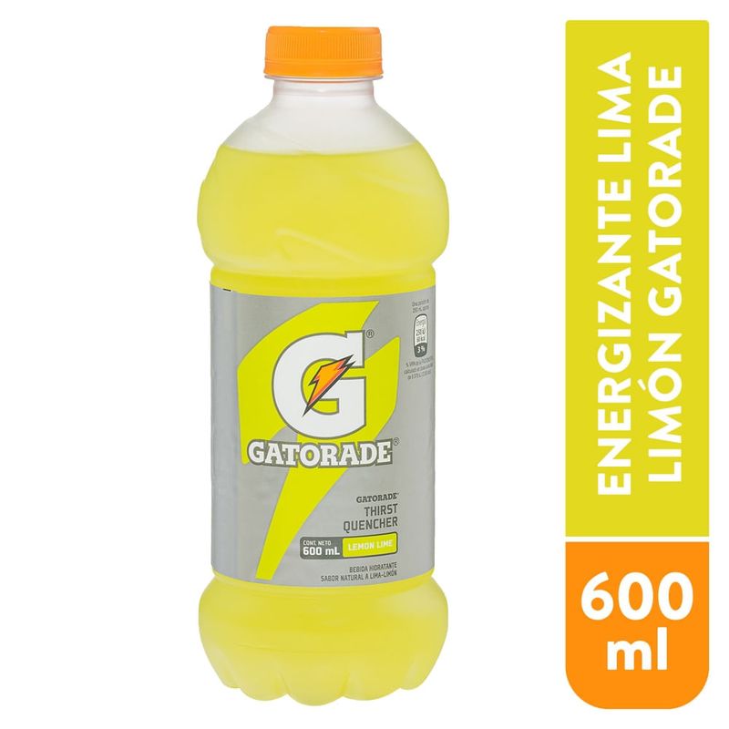 Energizante Gatorade Lima Limón -600ml