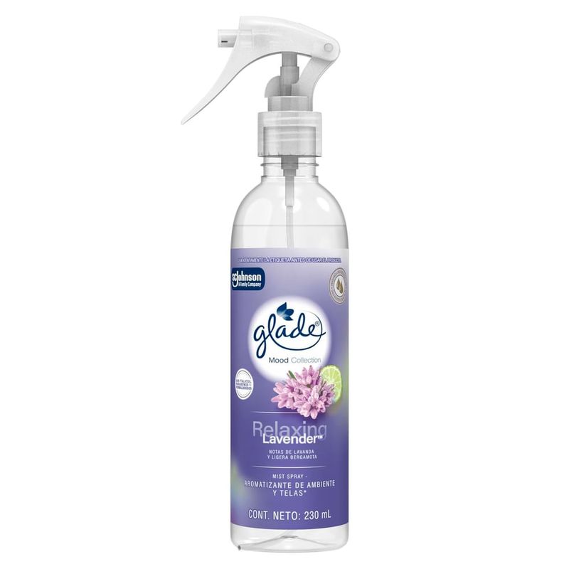 Aromatizante Glade en spray Relaxing Lavender - 230 ml