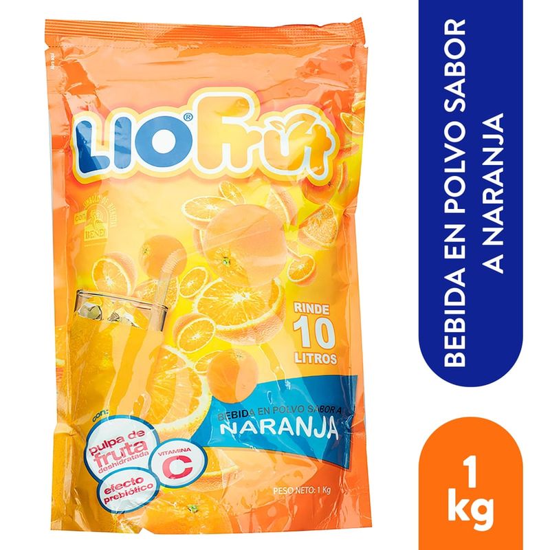 Bebida En Polvo Liofrut Naranja 1000G
