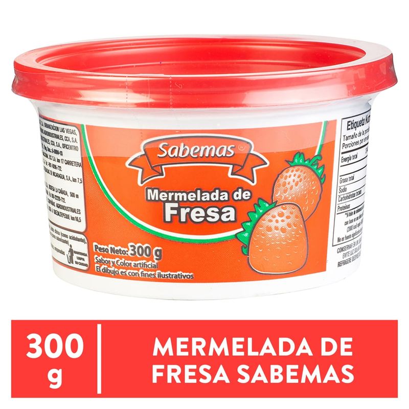 Mermelada Sabemas Fresa - 300 g