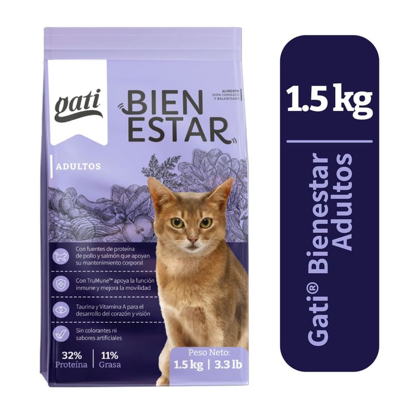 Alimento Gati Adul Bien 1500gr