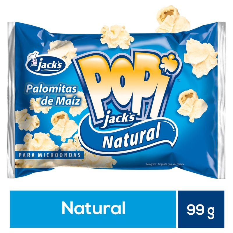 Palomitas Jack  de Maíz Natural - 99 g