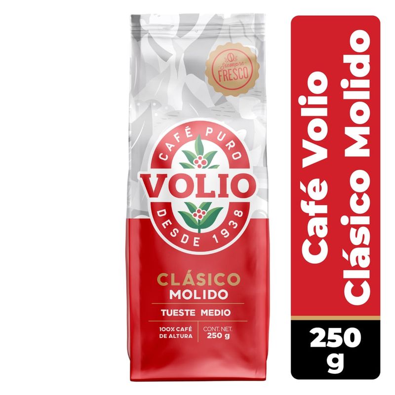 Café Volio clásico molido fino - 250 g