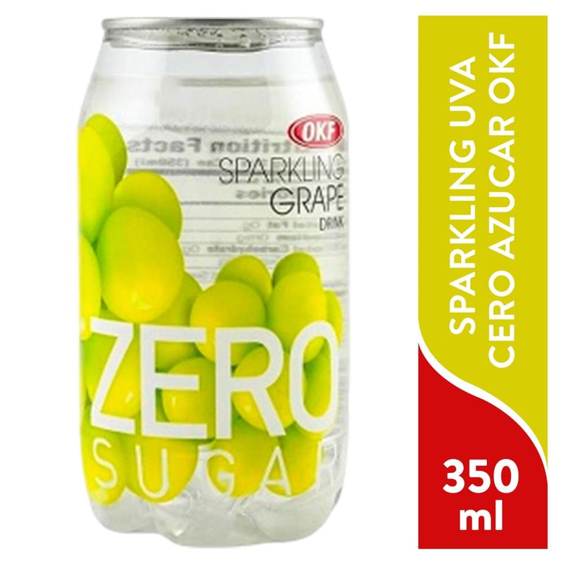 Okf Sparkling Uva Cero Azucar 350ml
