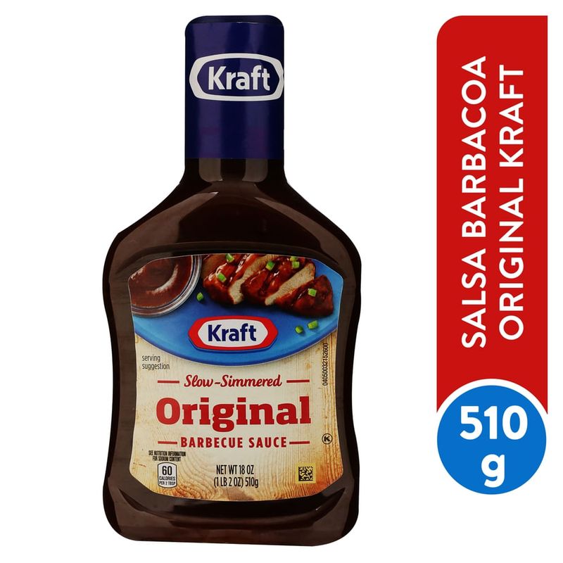 Salsa Barbacoa Kraft Original Botella - 510 g