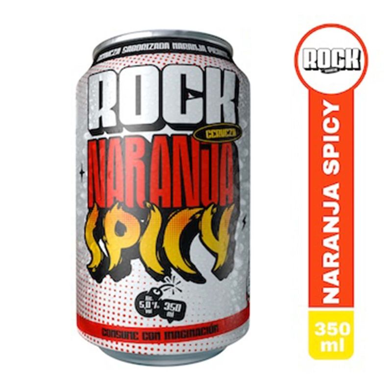 Bebida alcohólica Rock Naranja Spicy - 350 ml