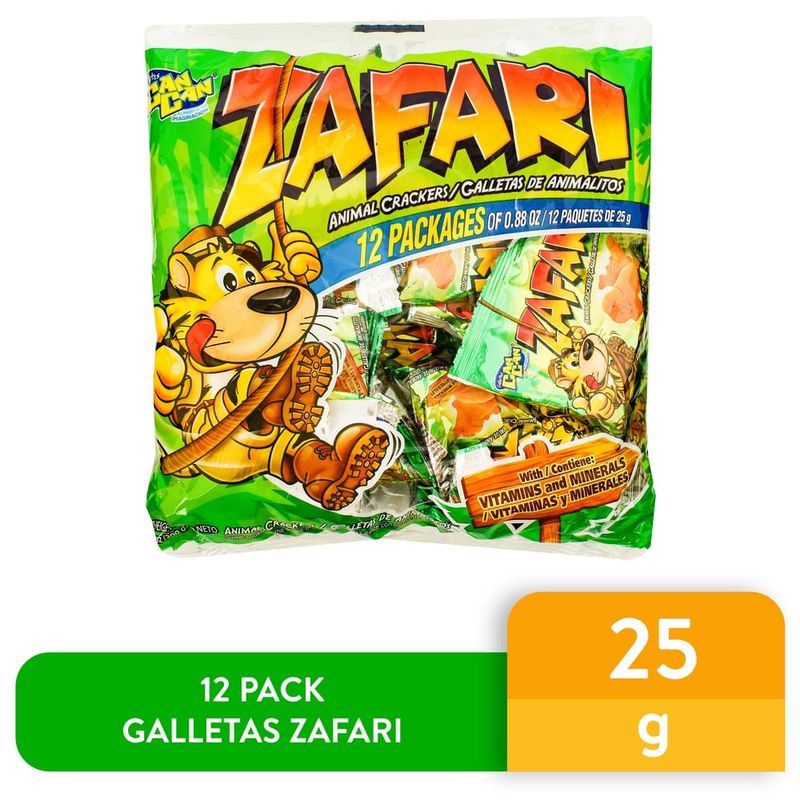 Galleta dulce Can Can Zafari 12 Uds - 300 g