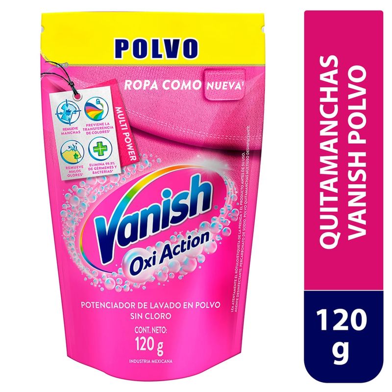 Quitamanchas Vanish en Polvo para Ropa de Color Repuesto  -120 g