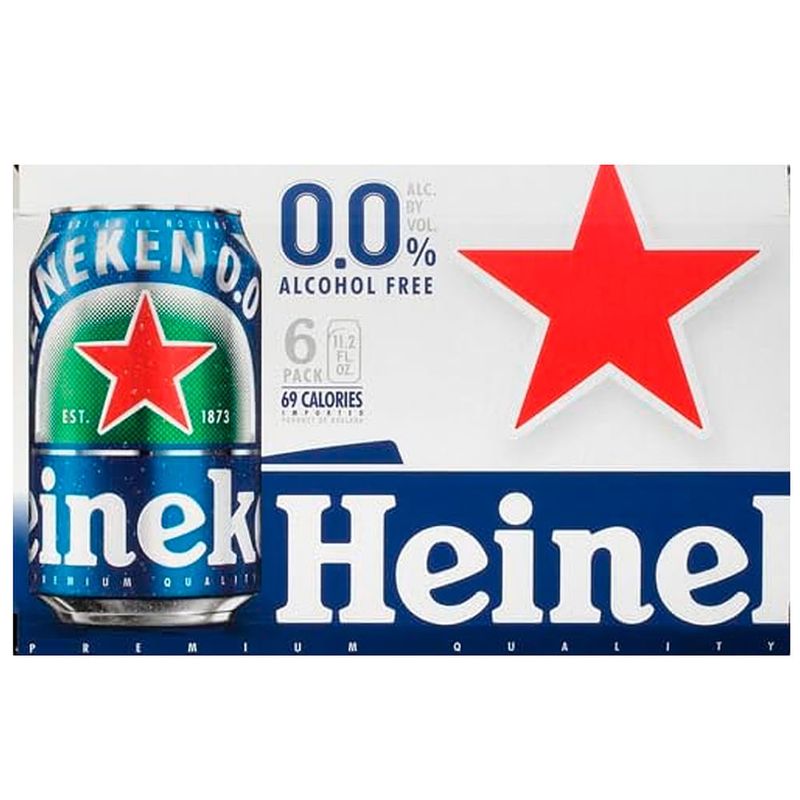 Cerveza Heineken 0 0 Lata 6 Pack - 1980 ml