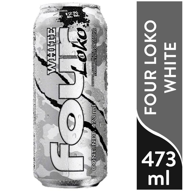 Bebida alcohólica Four Loko White - 473 ml