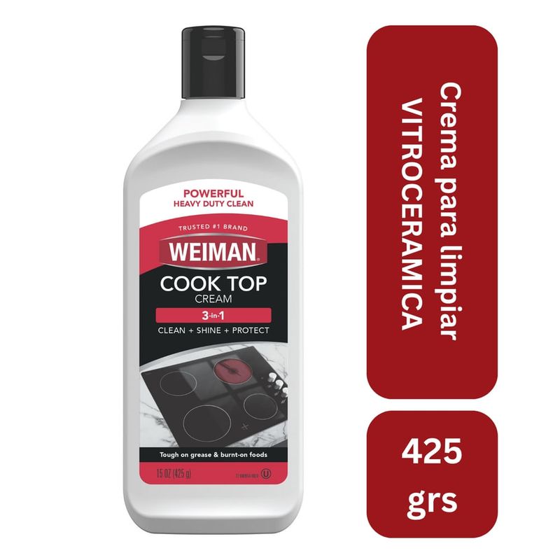 Limpiador y Pulidor Weiman Para Cocina Vitro Céramica- 425 g
