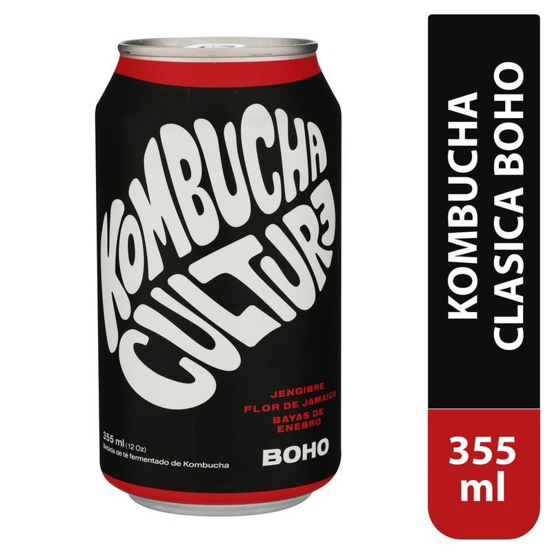 Bebida alcohólica Kombucha clásica boho en lata  - 355 ml