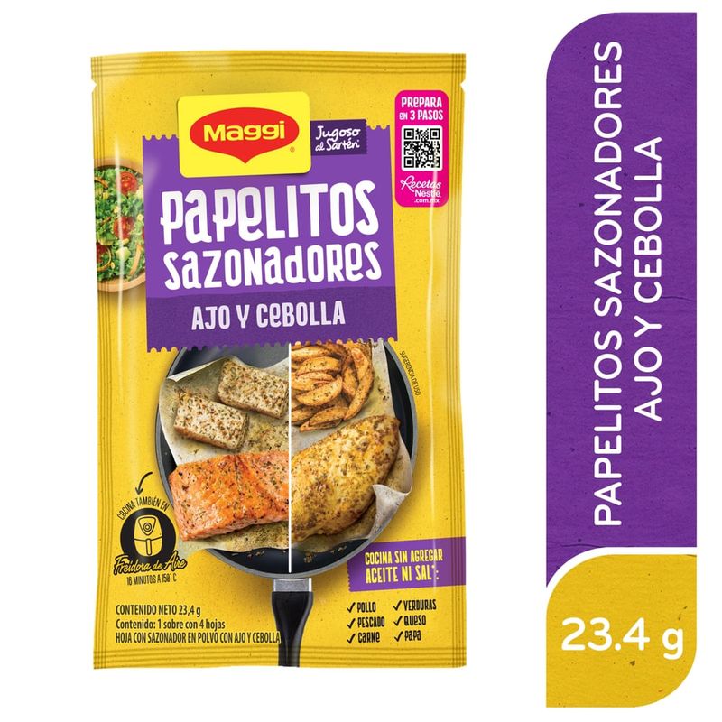 Papelitos Sazonadores Maggi Ajo y Cebolla - 23.4 g