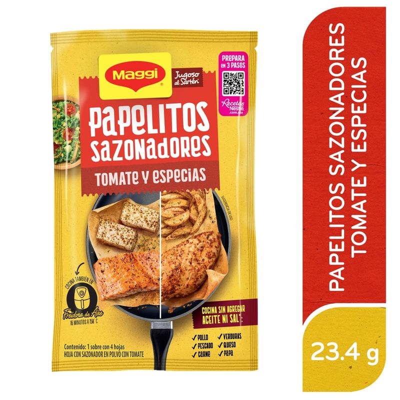 Papelitos Sazonadores Maggi Tomate y Especias - 23.4 g