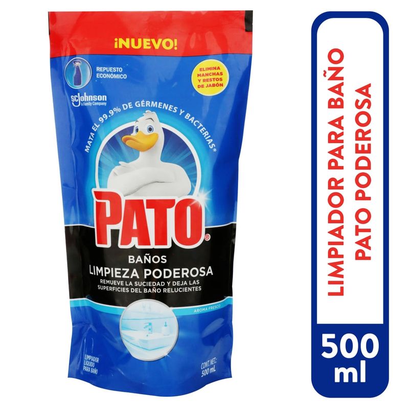 Limpiador para baño Pato limpieza poderosa doy pack - 500 ml