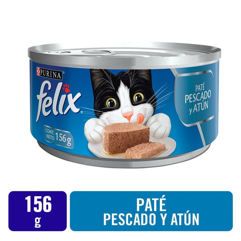 Alimento húmedo para Gatos Felix Pate pescado - 156 g