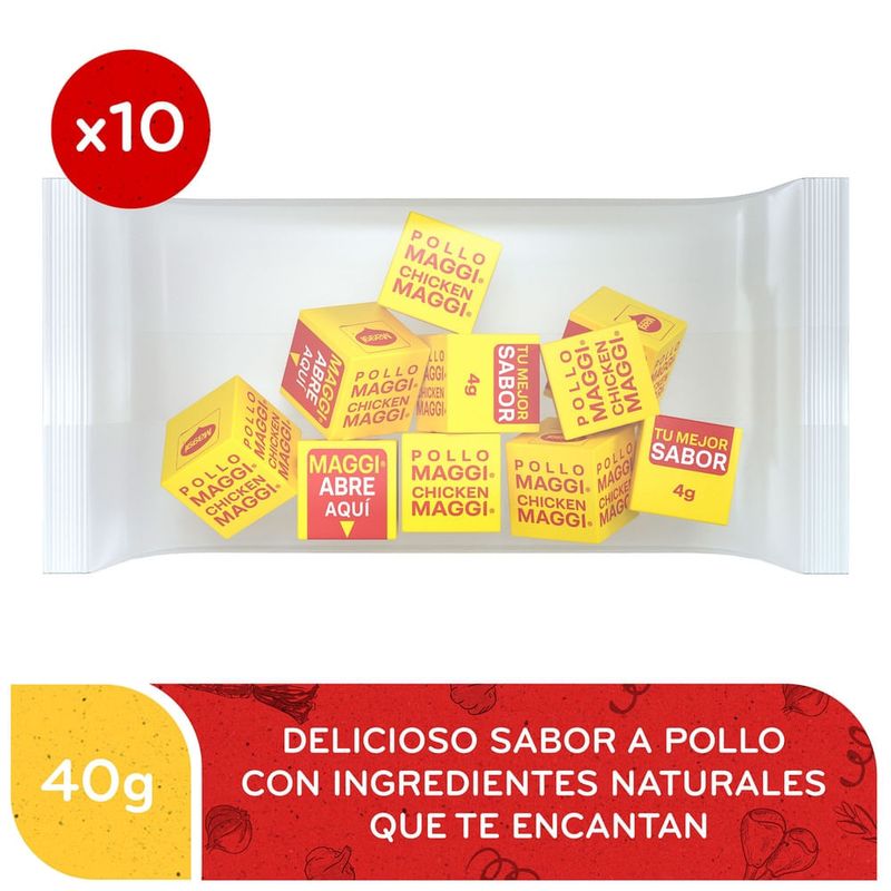 Sazonador Maggi Cubito De Pollo - 40g