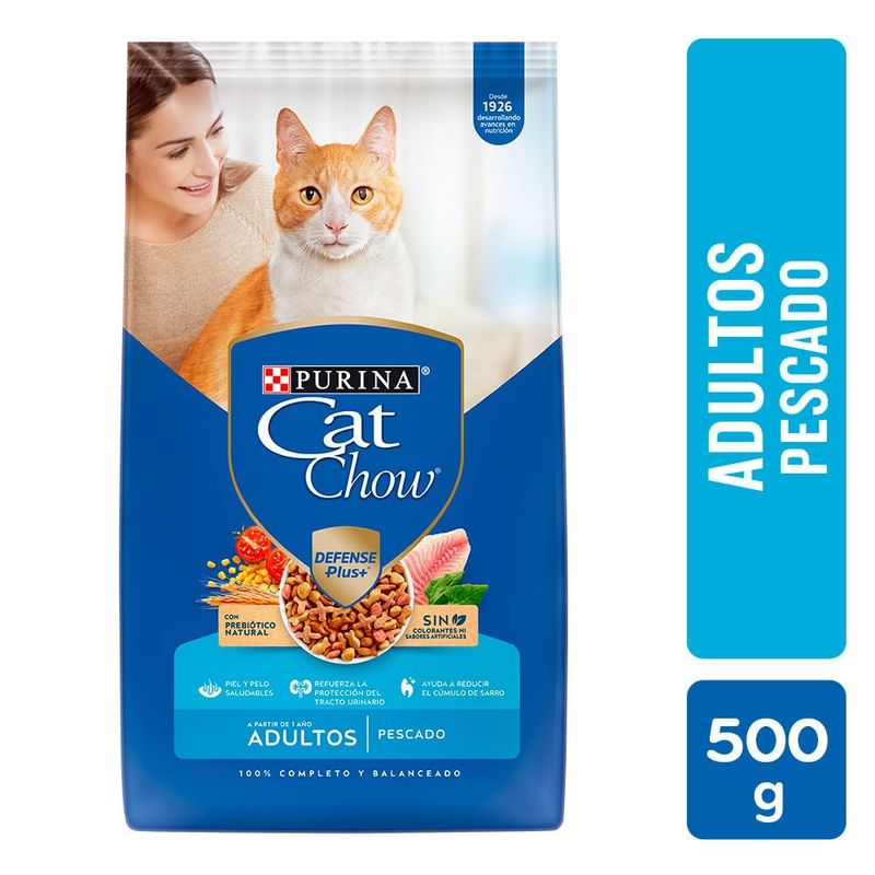 Alimento para gatos Purina Cat Chow adulto pescado 500 g