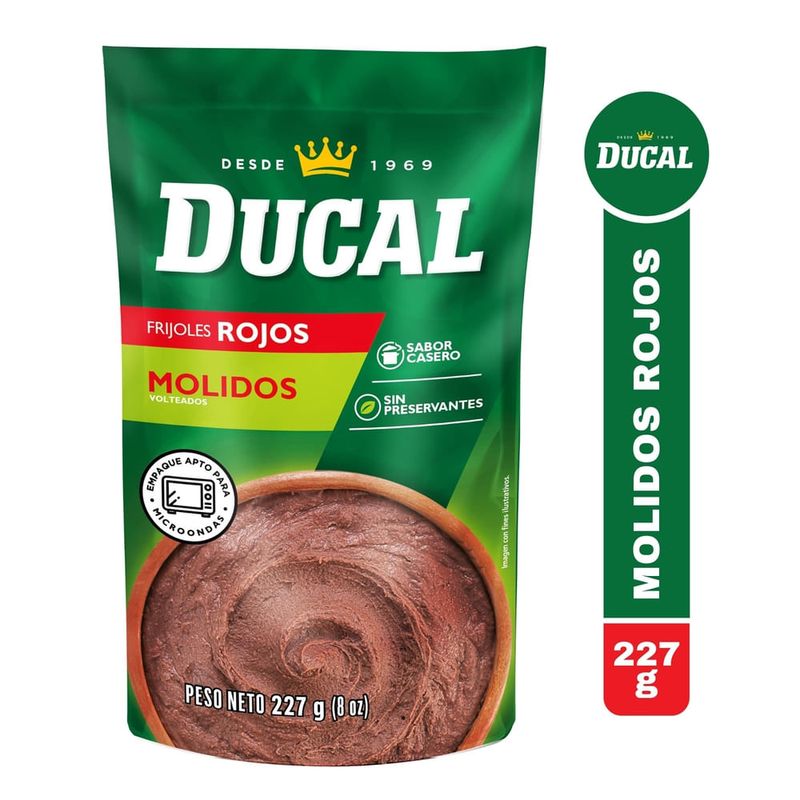 Frijol Ducal Molido Rojo Doy Pack - 227 g