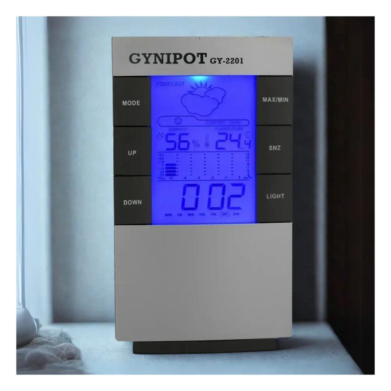 RELOJ DESPERTADOR CON SENSOR TEMP 2201