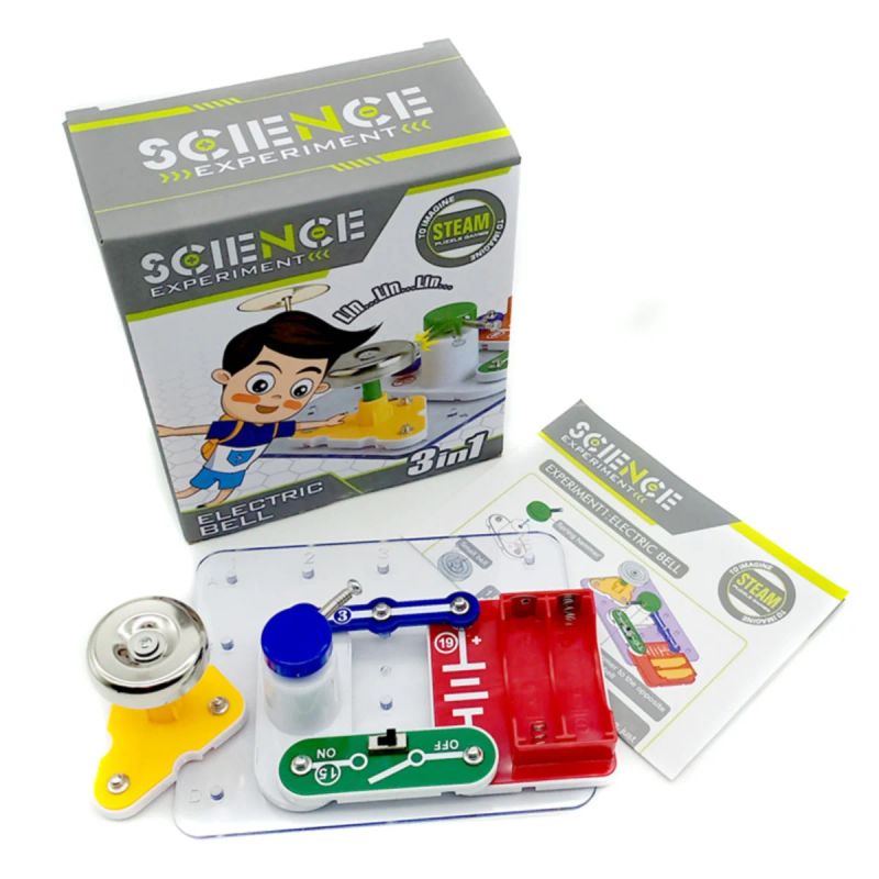 JUGUETE SCIENCE TIMBRE ELECTICO 3 EN 1 No.380