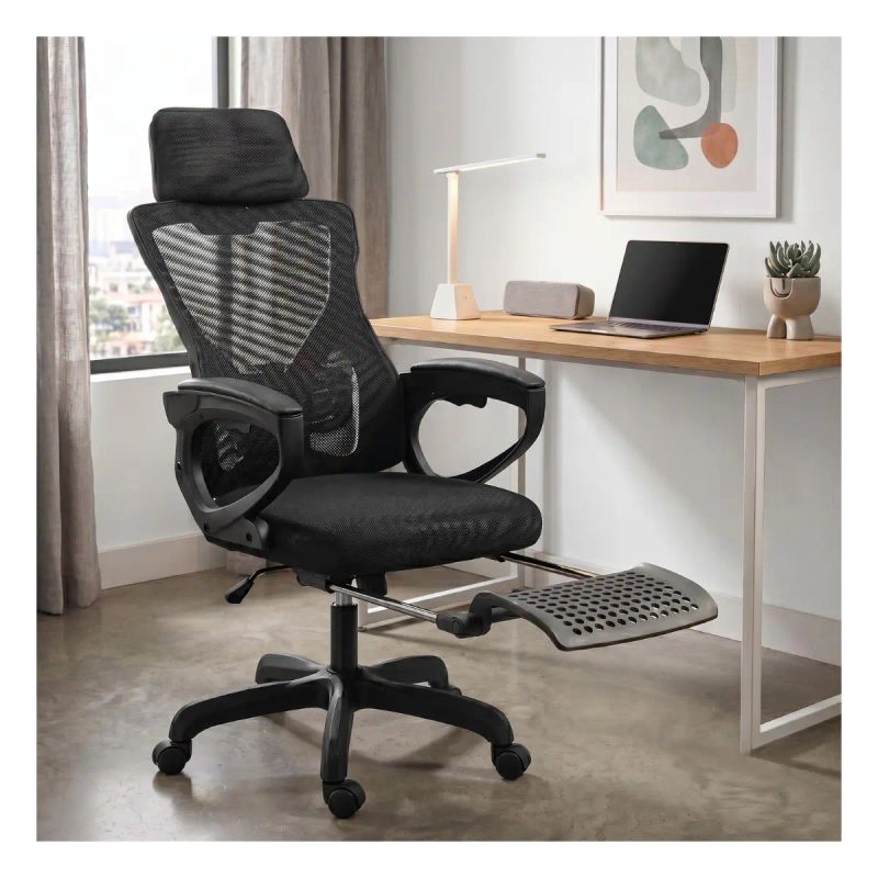 SILLA EJECUTIVA C/INCLIN Y POSA PIE COLUMBIA