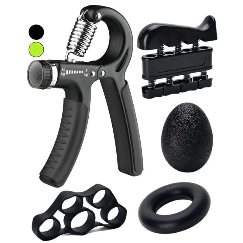 SET DE MANCUERNAS 5 EN 1 COLOR NEGRO