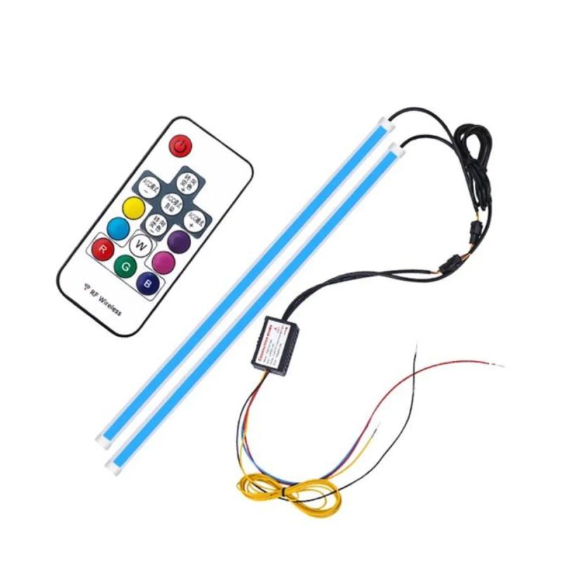 TIRA LED PARA CARRO 62CM RGB C/CTRL
