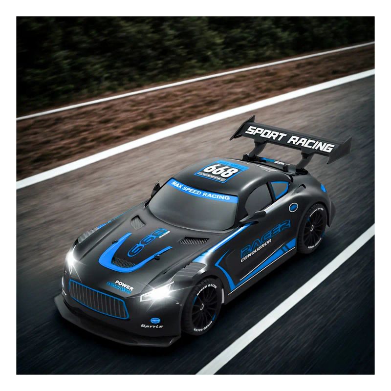 JUGUETE CARRO C/CTRL DRIFT RACING AZUL EFECT HUMO MOD. YF668-RC4