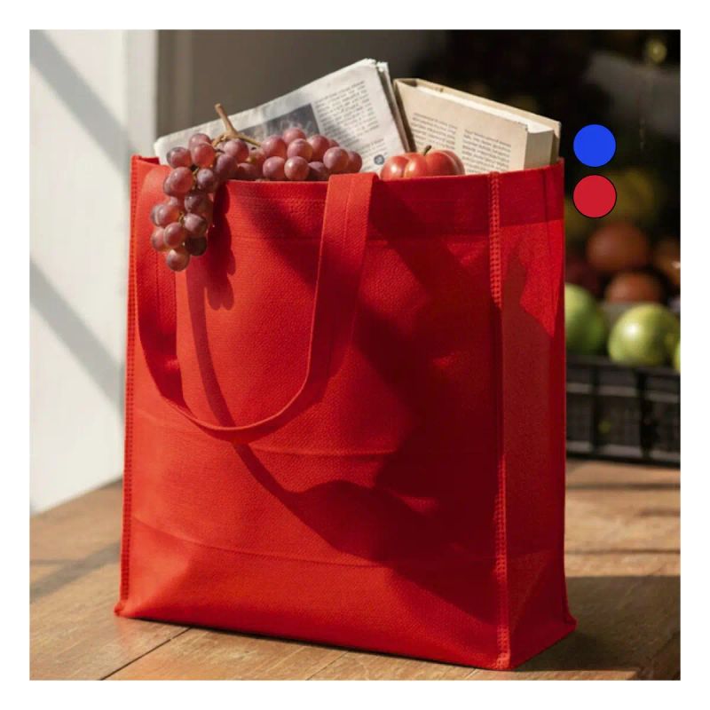 BOLSA DE TELA REUTILIZABE B4 JUMBO ROJA