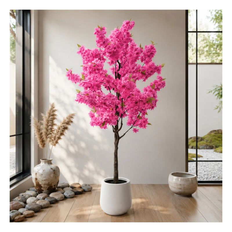 ARBOL SAKURA 1.6M COLOR ROJO
