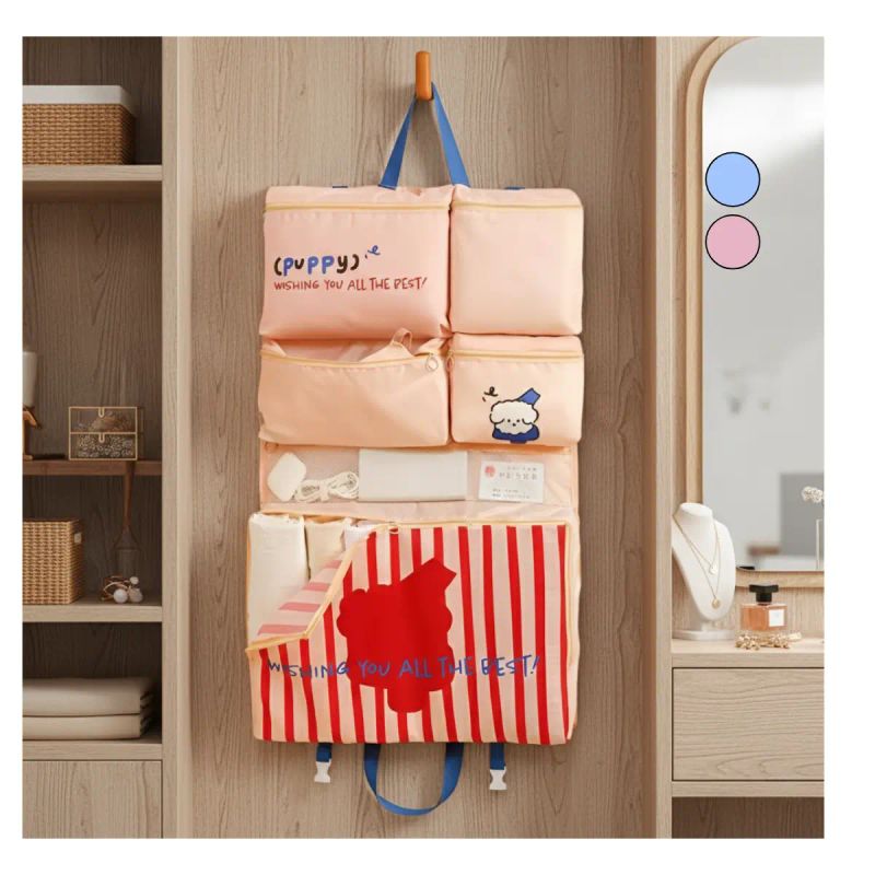 BOLSO VIAJERO USOS MULTIPLES ROSADO