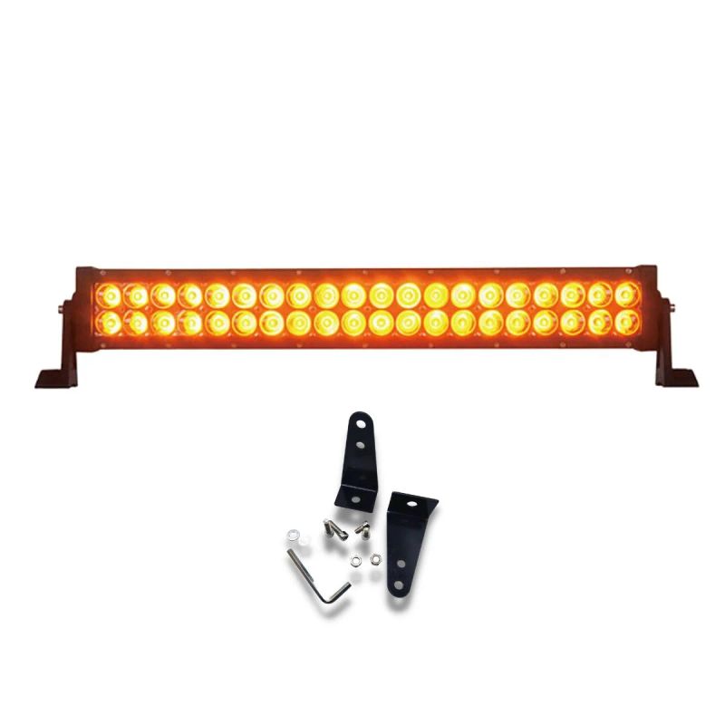 BARRA LED 120W 24'' AMBAR 8400 LUM