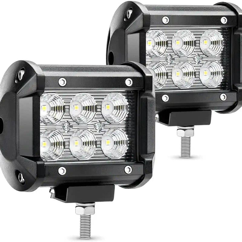 BARRA LED 18W/12V 4'' (PAR)  BLANCA 1200LUM